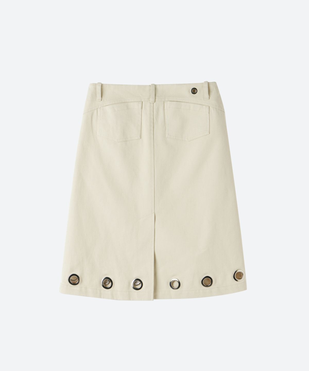 문선 아카이브(MOONSUN ARCHIVE) Eyelet Midi Skirt / Ecru