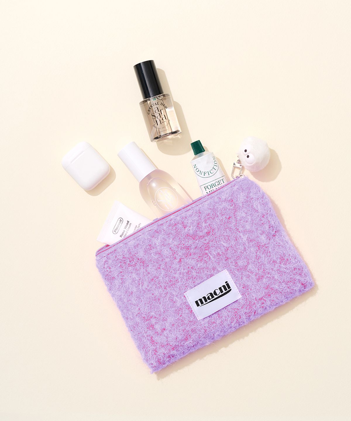 마크니(MACNI) POODLE SLIM POUCH LAVENDER