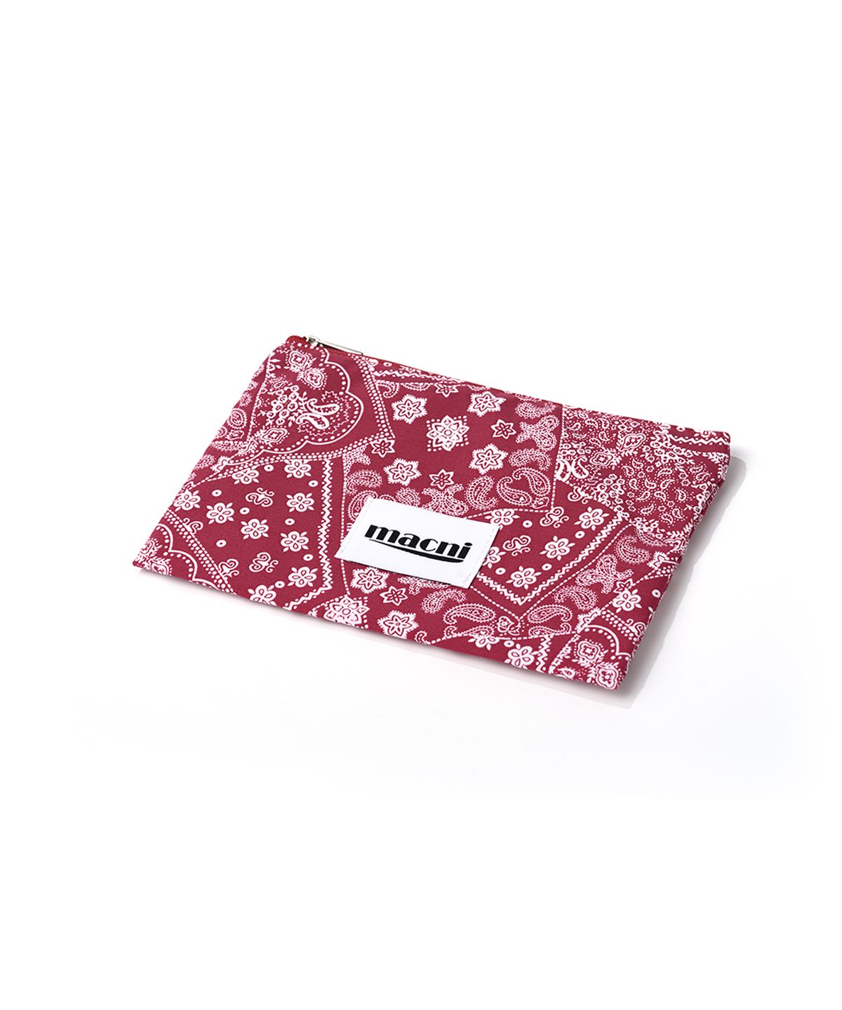 마크니(MACNI) PAISLEY SLIM POUCH WINE