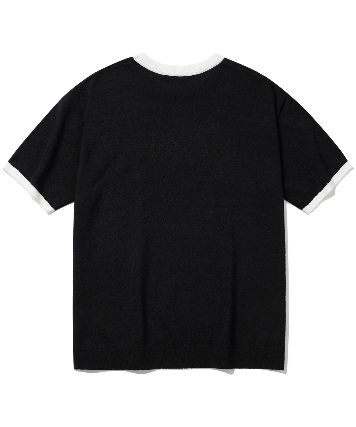 그레이블러밧(GRAYBLVD) 아라스 링거 니트 반팔 GKBST33 (BLACK)