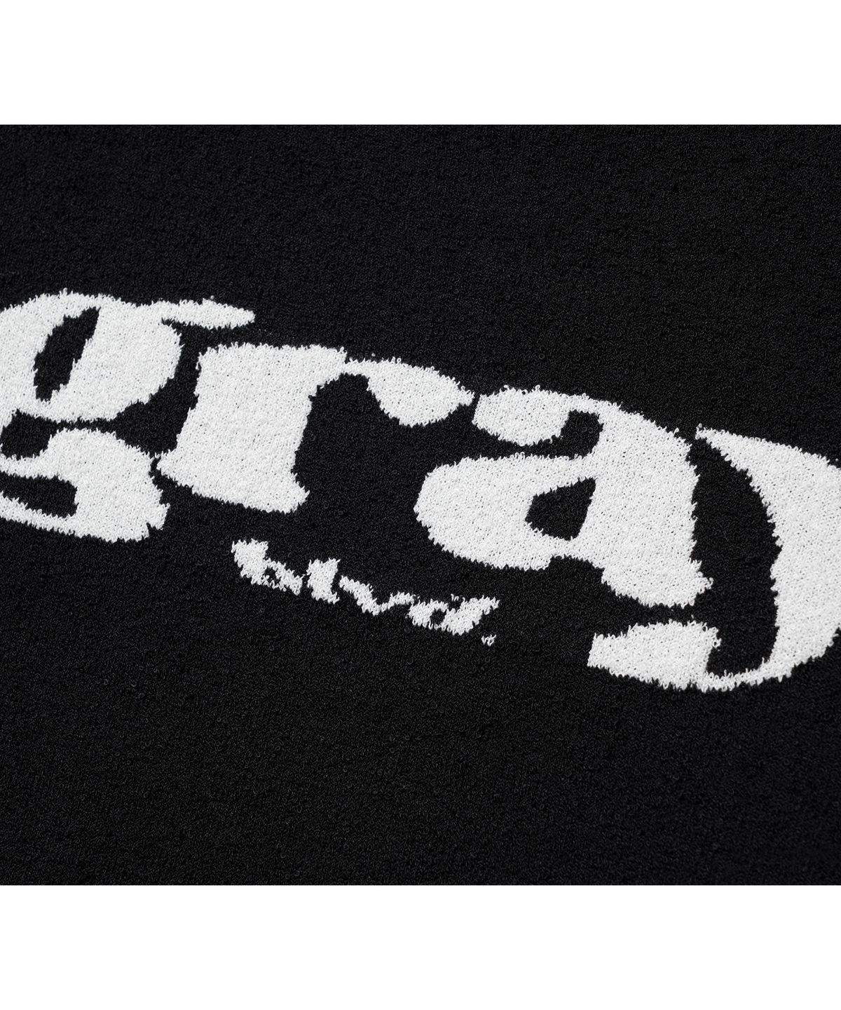 그레이블러밧(GRAYBLVD) 아라스 링거 니트 반팔 GKBST33 (BLACK)