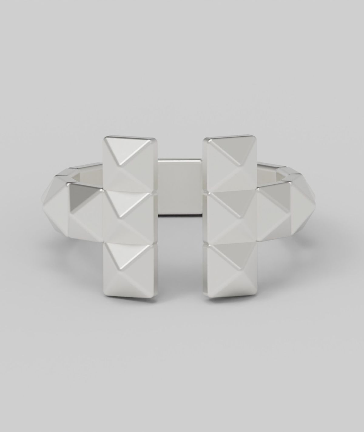 르네오브제(RENEOBJET) MOD  T OPEN RING  [925 STERLING SILVER]  피라미드 오픈링 반지