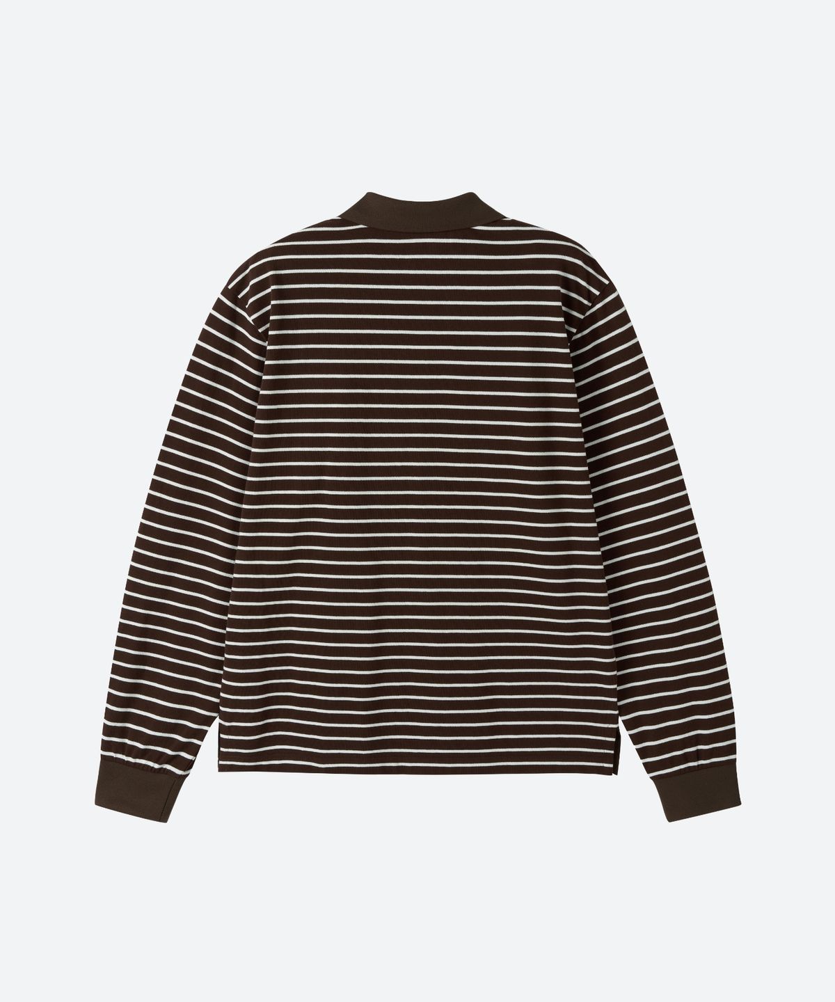 문선 아카이브(MOONSUN ARCHIVE) M.C UNISEX, Stripe PK Shirt / Chocolate