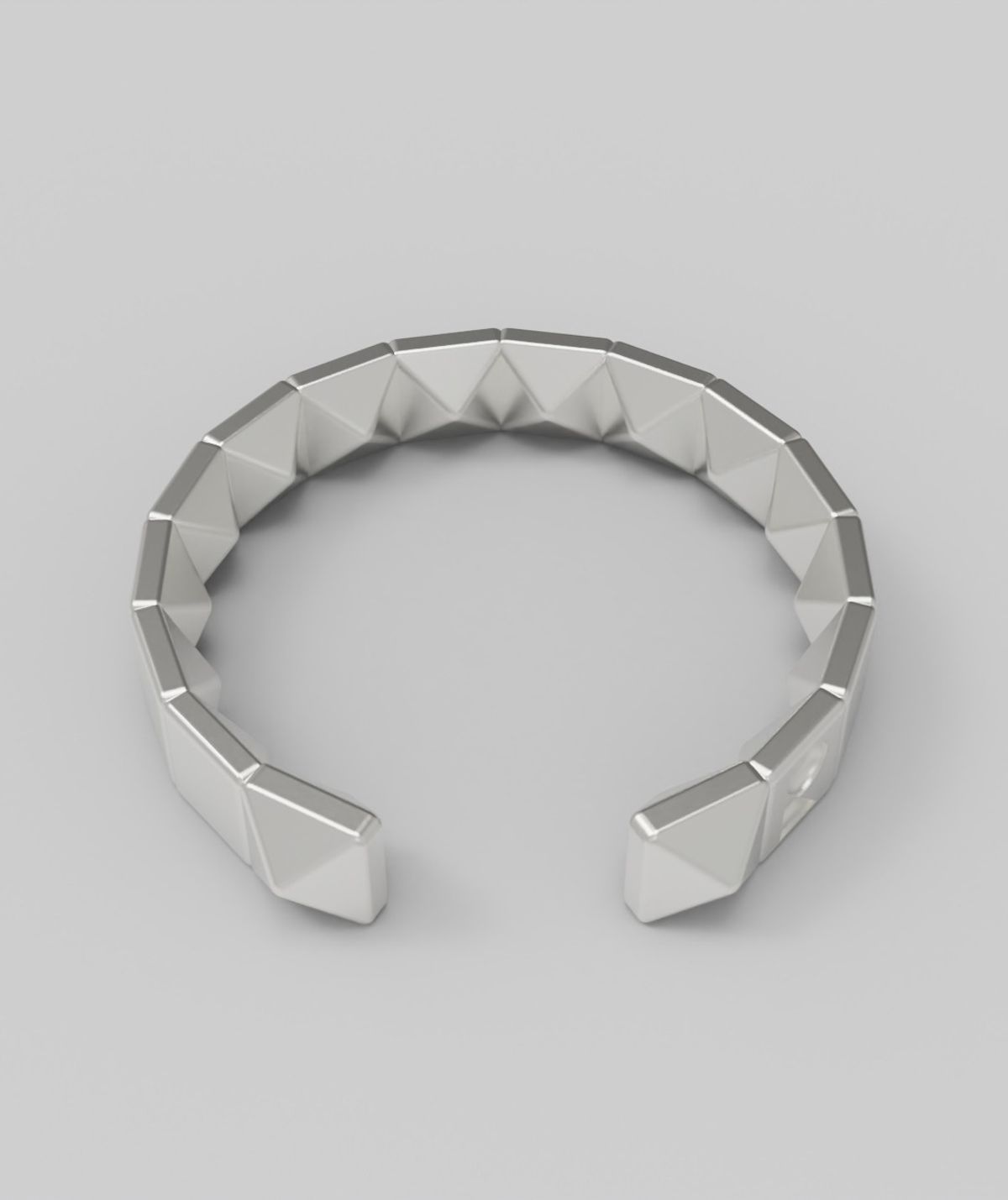 르네오브제(RENEOBJET) MOD  INVERTED PYRAMIDS  EARCUFF  [925 STERLING SILVER]  이어커프 귀걸이