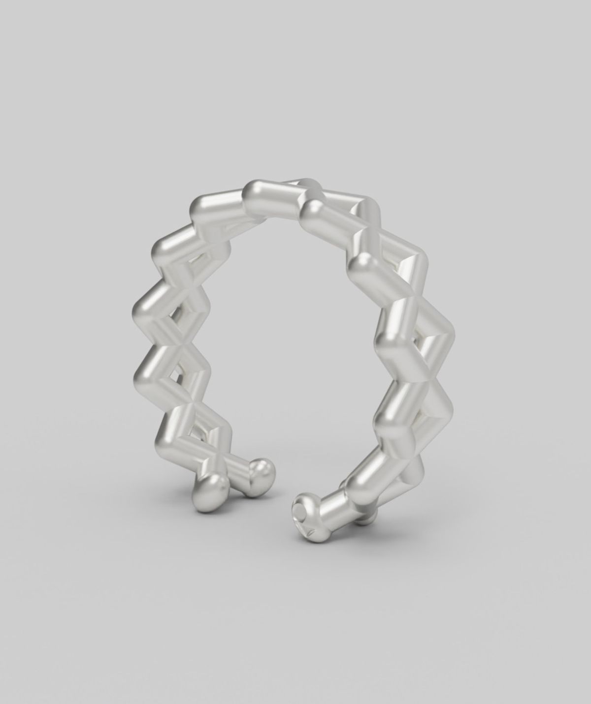 르네오브제(RENEOBJET) RAY  EARCUFF  [925 STERLING SILVER]  이어커프 귀걸이