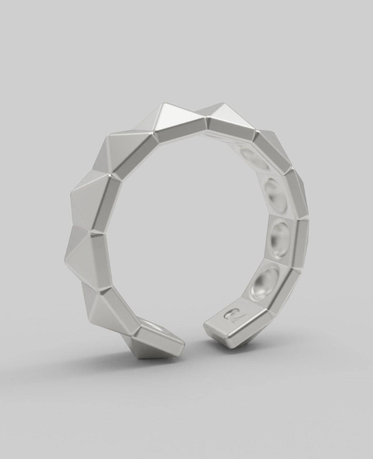 르네오브제(RENEOBJET) MOD  OPEN RING  [925 STERLING SILVER] 피라미드 오픈링 반지