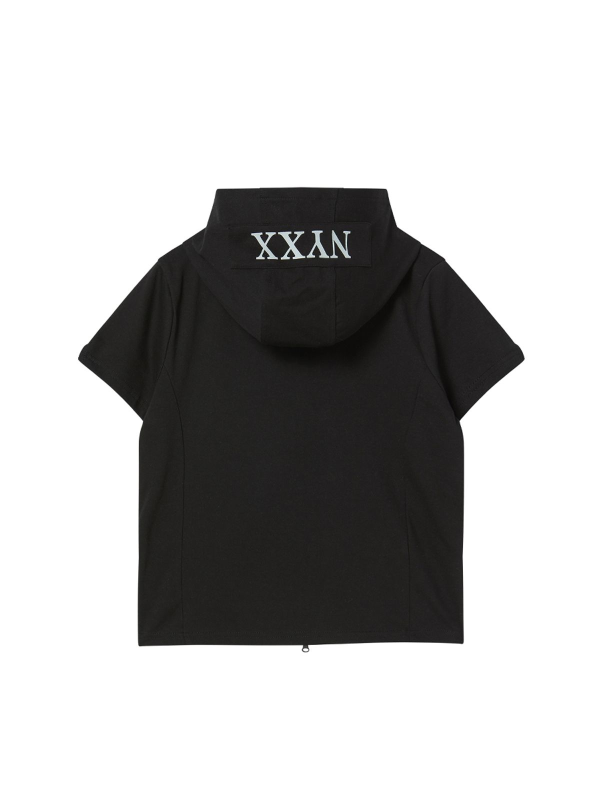 엔와이엑스엑스(NYXX) CROSS PATCH HOODIE BLACK