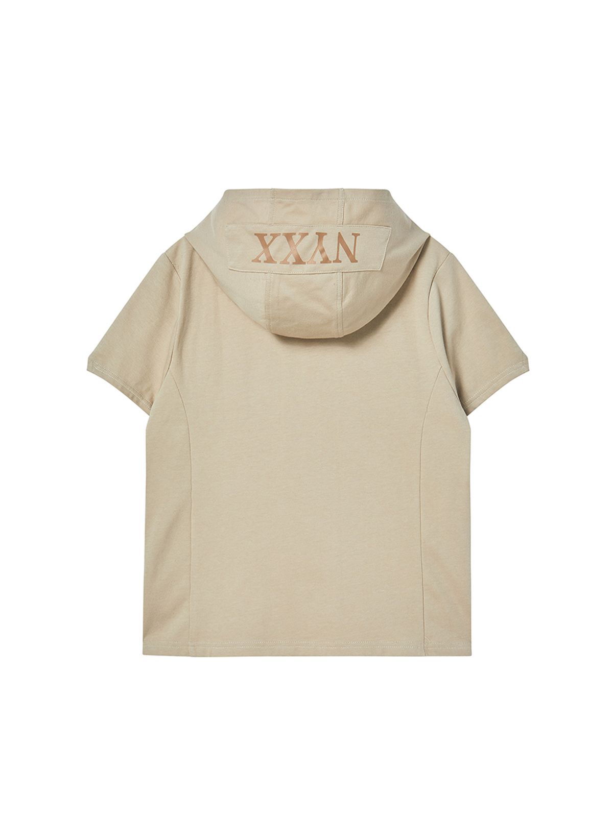 엔와이엑스엑스(NYXX) CROSS PATCH HOODIE BEIGE