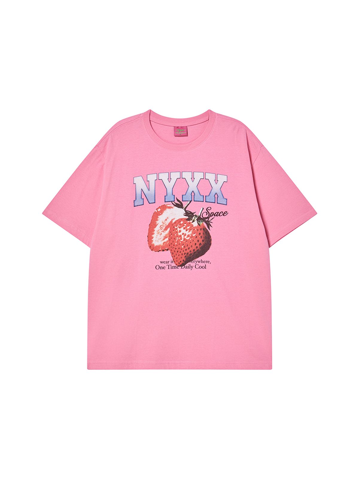 엔와이엑스엑스(NYXX) STRAWBERRY SPACE TEE PINK