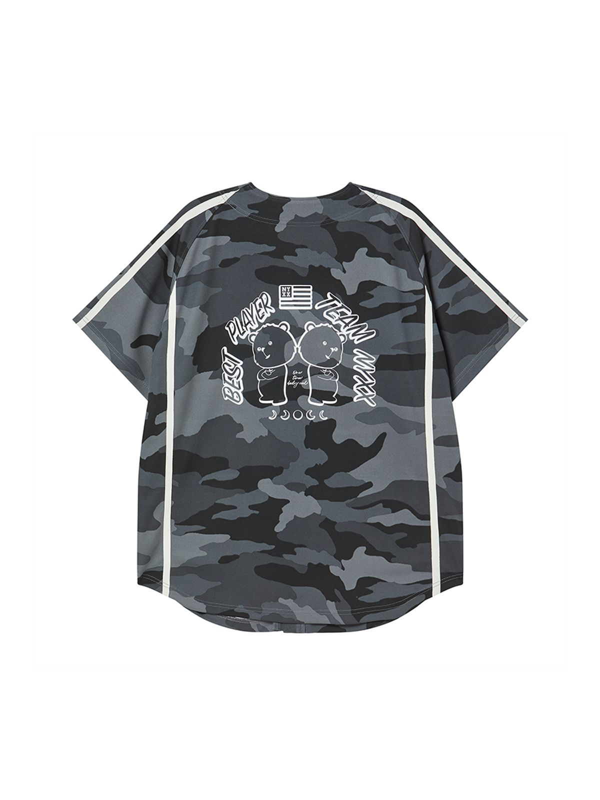 엔와이엑스엑스(NYXX) TOUGH BEAR BASEBALL JESEY CAMO