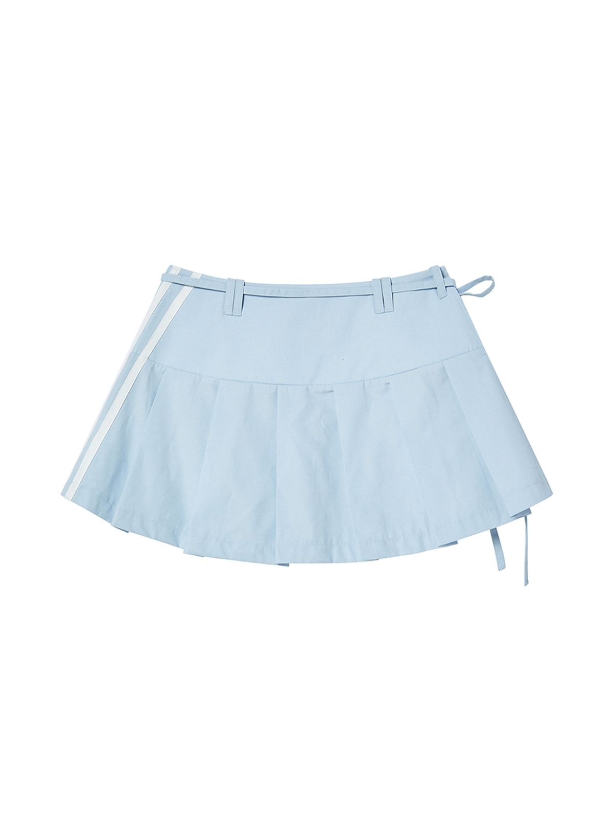 엔와이엑스엑스(NYXX) PLEATS WRAP SKIRT DENIM
