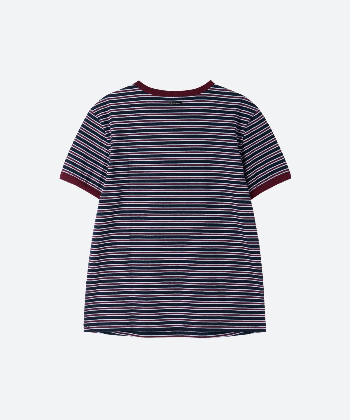 문선 아카이브(MOONSUN ARCHIVE) UNISEX, Stripe Ringer T-Shirt / Navy