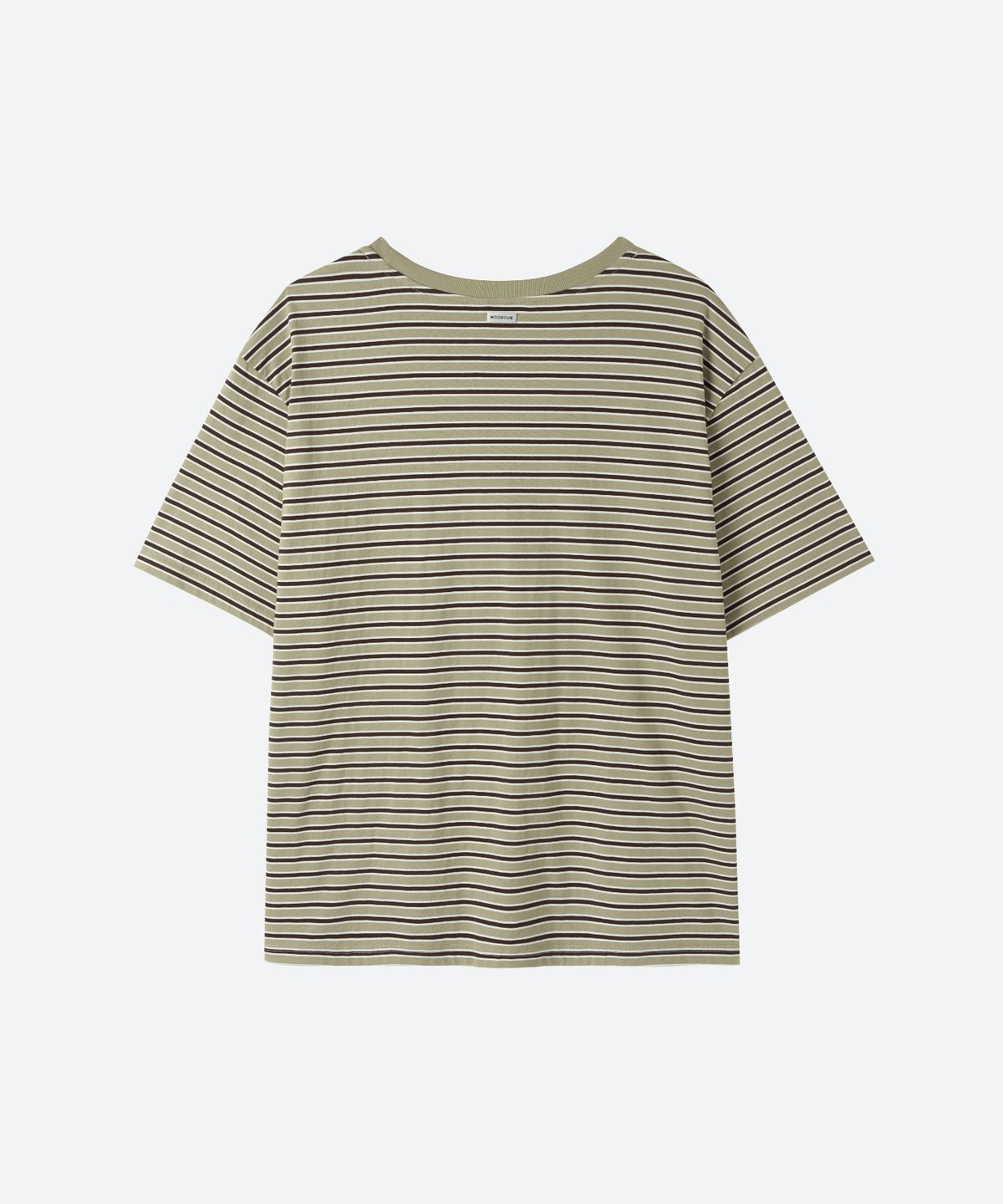 문선 아카이브(MOONSUN ARCHIVE) UNISEX, Stripe Oversized T-Shirt / Beige