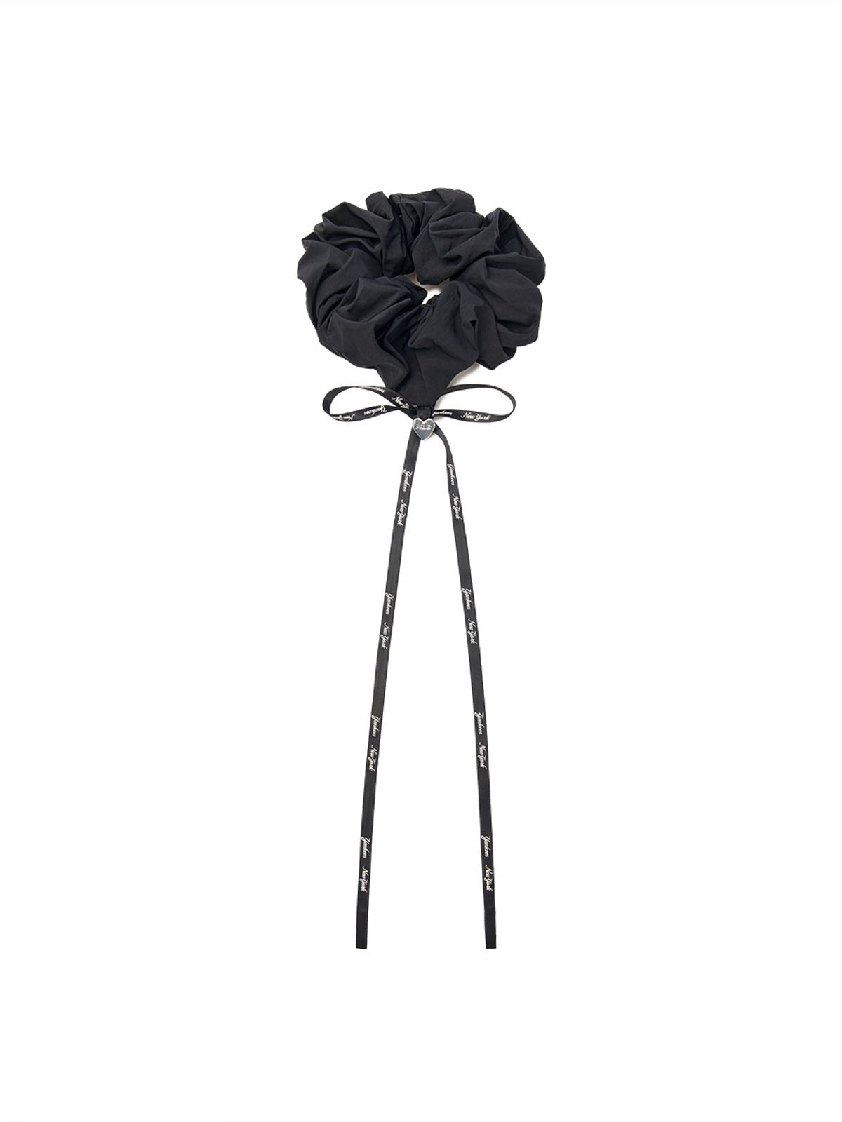 엠엘비(MLB) 리본 스트랩 스크런치 라지 NY (Black)