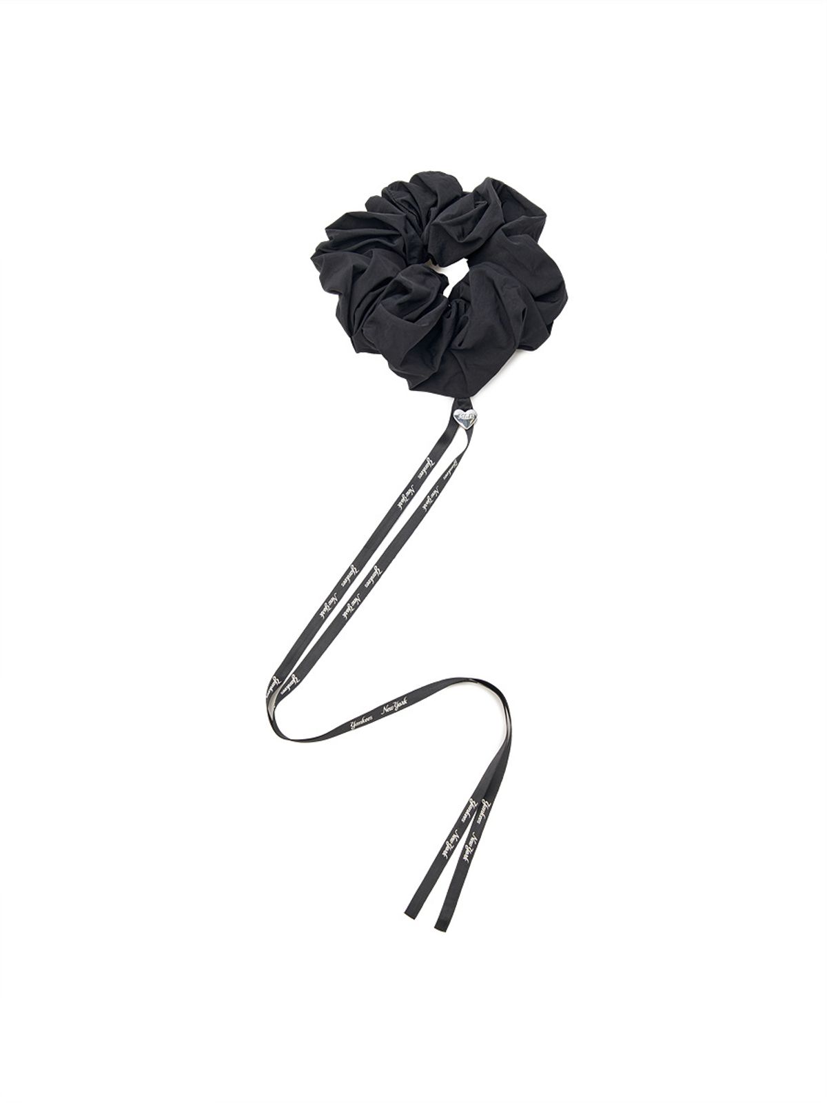 엠엘비(MLB) 리본 스트랩 스크런치 라지 NY (Black)