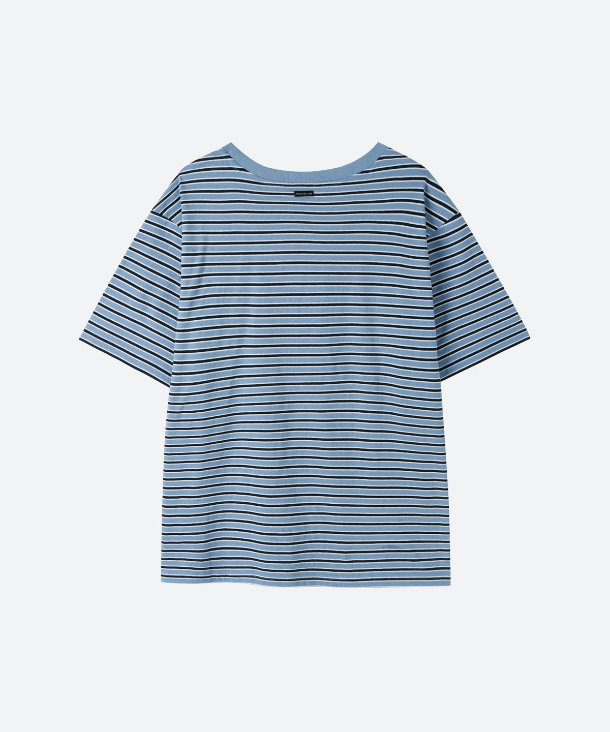 문선 아카이브(MOONSUN ARCHIVE) UNISEX, Stripe Oversized T-Shirt / Sky Blue