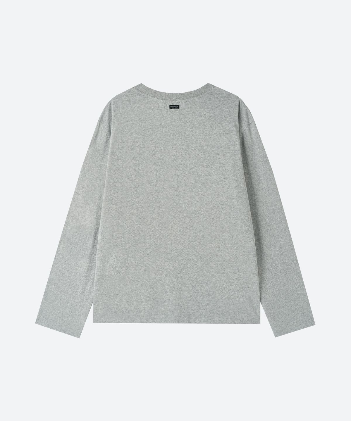 문선 아카이브(MOONSUN ARCHIVE) MJ UNISEX, Oversized Long Sleeve T-Shirt / Gray