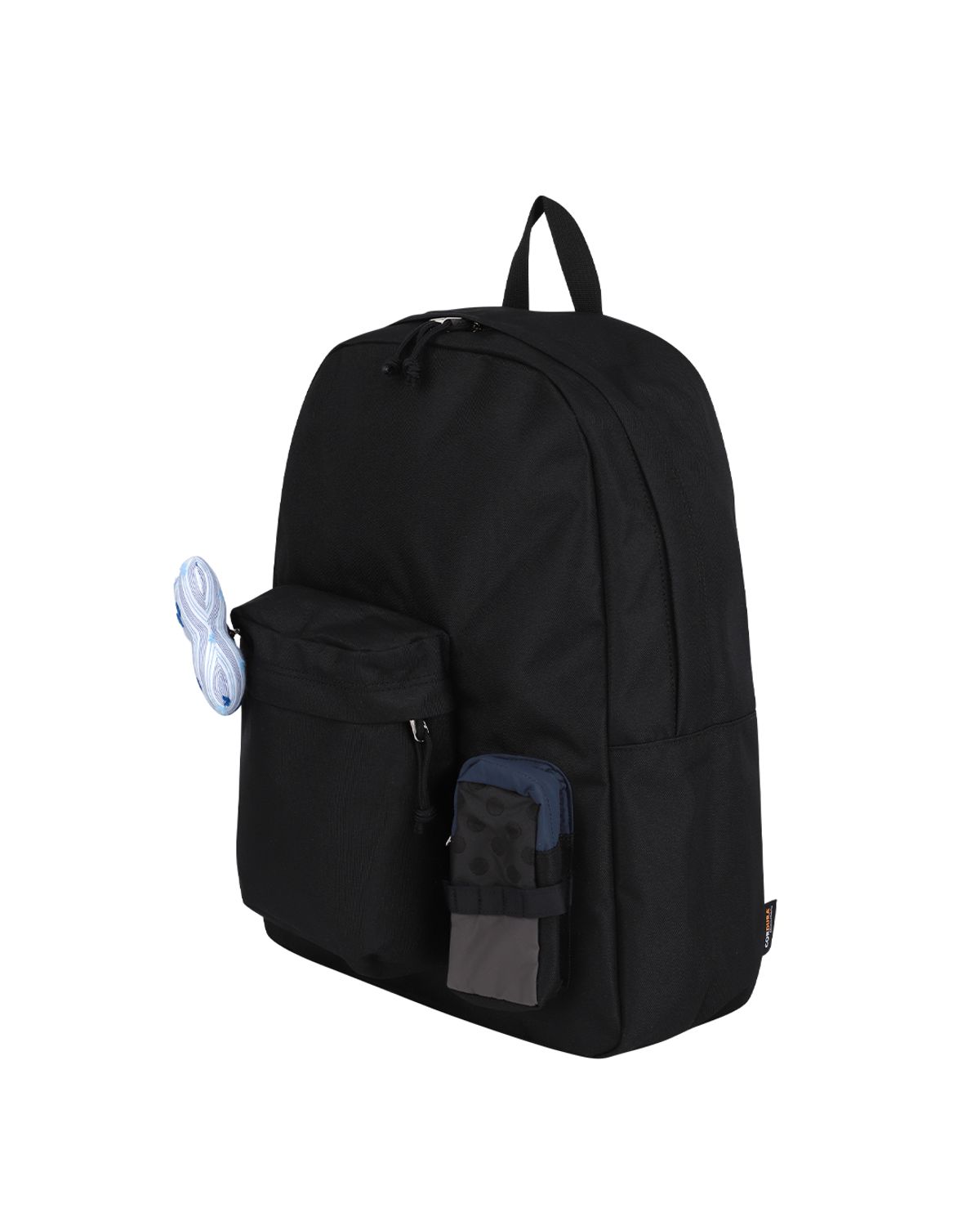 더뮤지엄비지터(THEMUSEUMVISITOR) FLOWER BROOCH BACKPACK (BLACK)