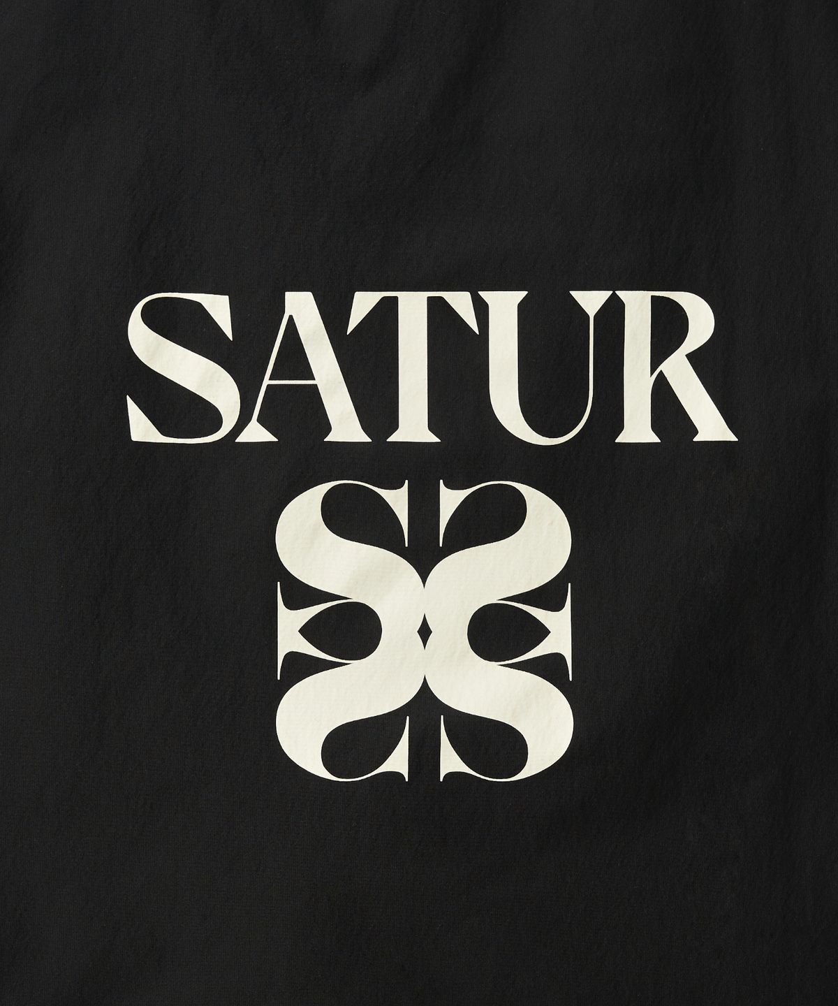 세터(SATUR) 솔리드 드로우 스트링 백 블랙