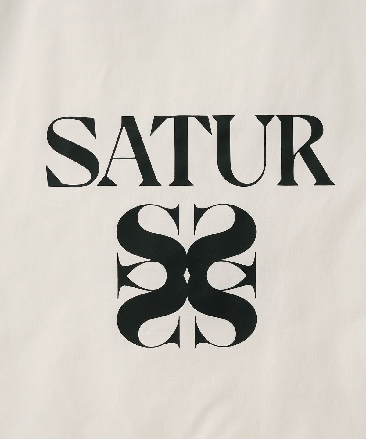 세터(SATUR) 솔리드 드로우 스트링 백 크림
