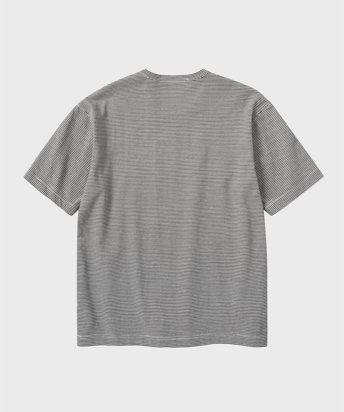 넌블랭크(NONBLANK) 핀스트라이프 티셔츠_GREY