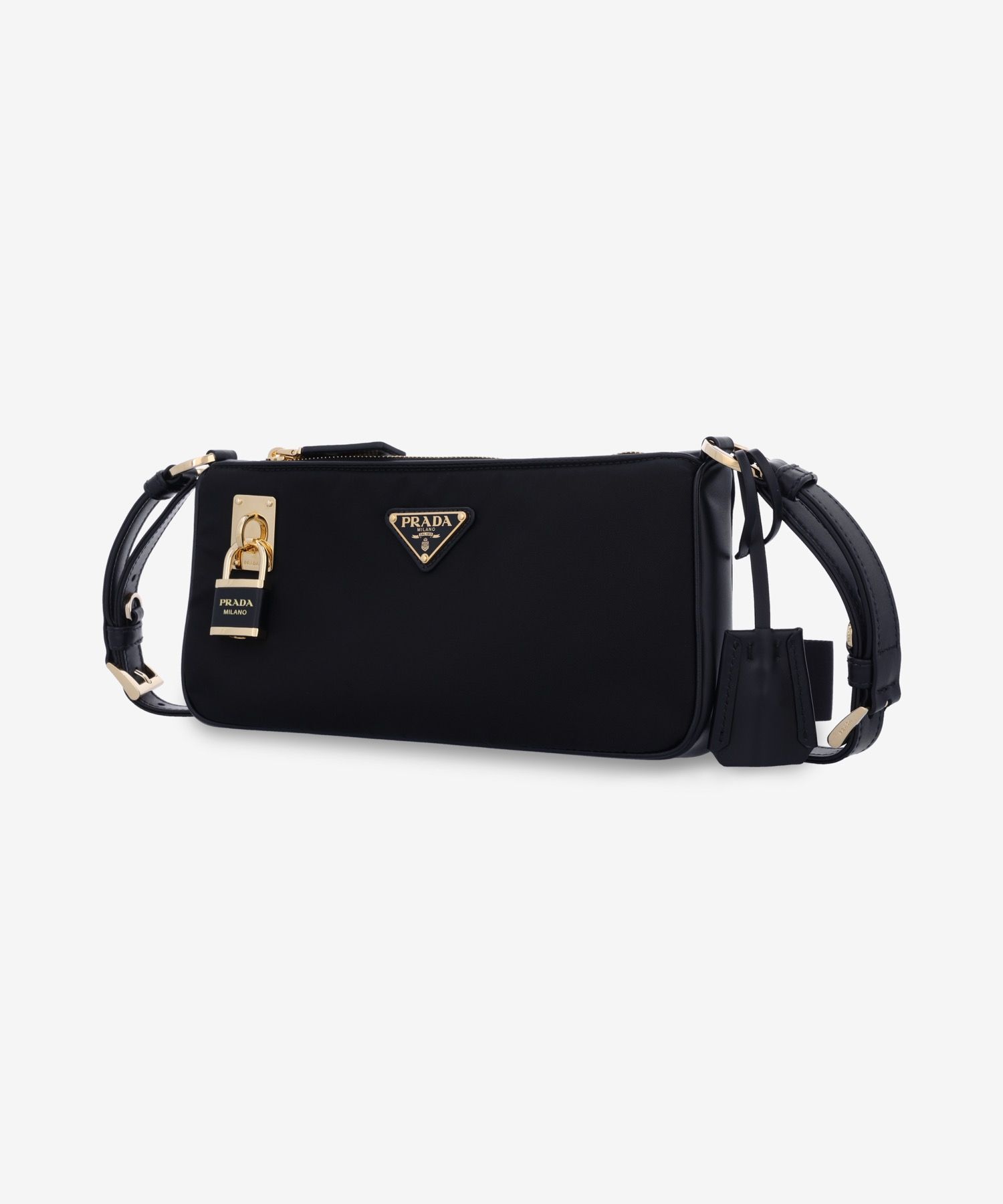 ショルダーバッグ・ポシェット *PRADA* Small Nylon Shoulder Bag Black 1BC2342C8QF0002 1BC23 MUSINSA | PRADA Small Nylon Shoulder Bag - Black