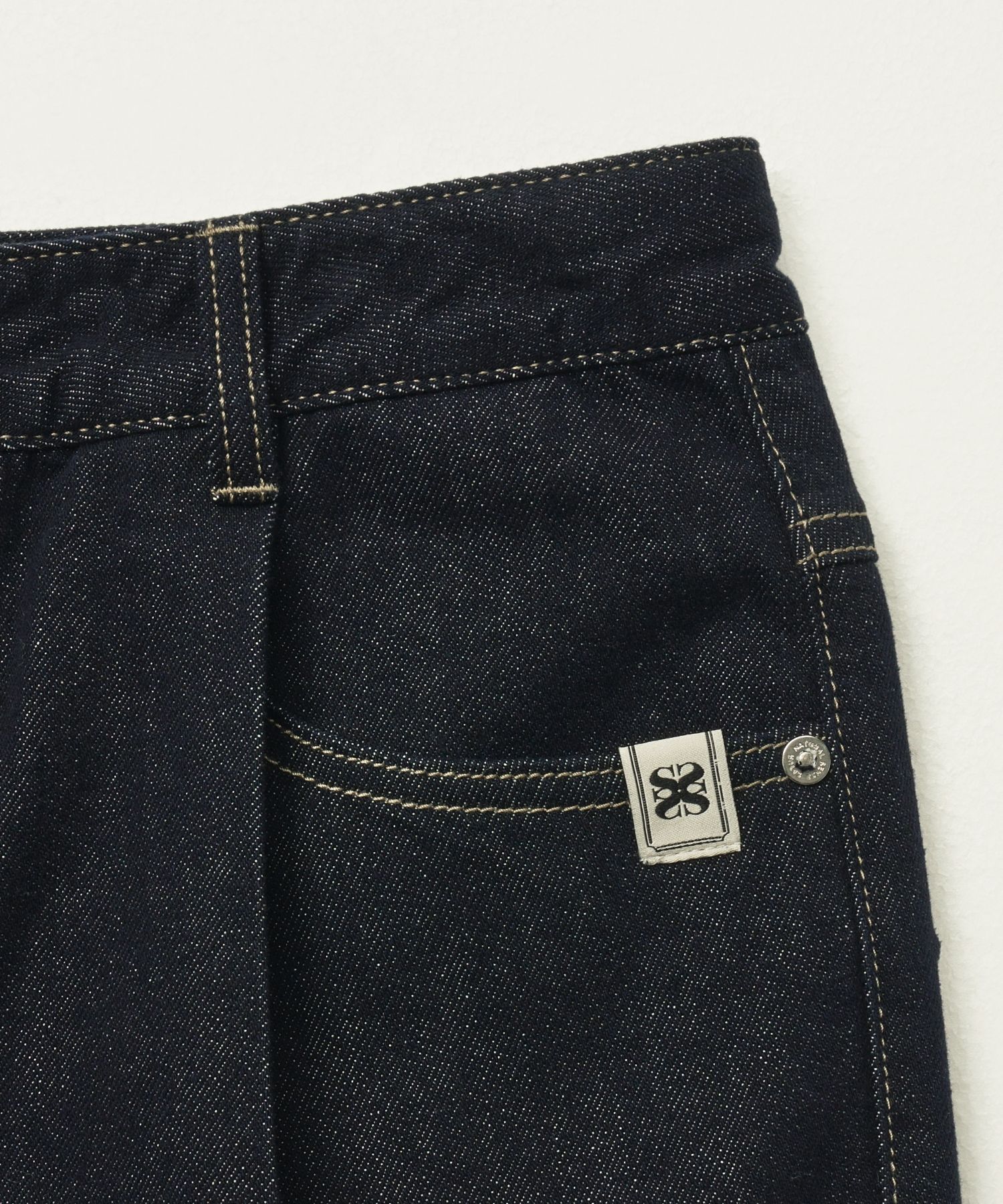 デニム・ジーパン SATUR Wide Flare Denim Pants 5FT1537 MUSINSA公式 | SATUR Wide flare denim pants indigo