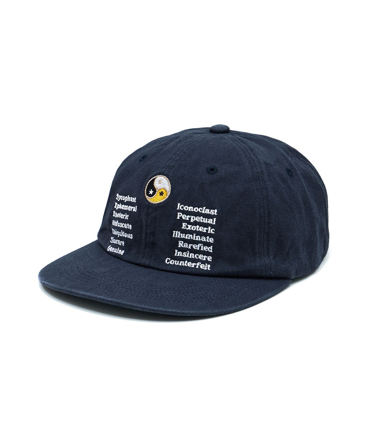 패슬(FASTLE) Yin Yang Washed Cap Dark Navy