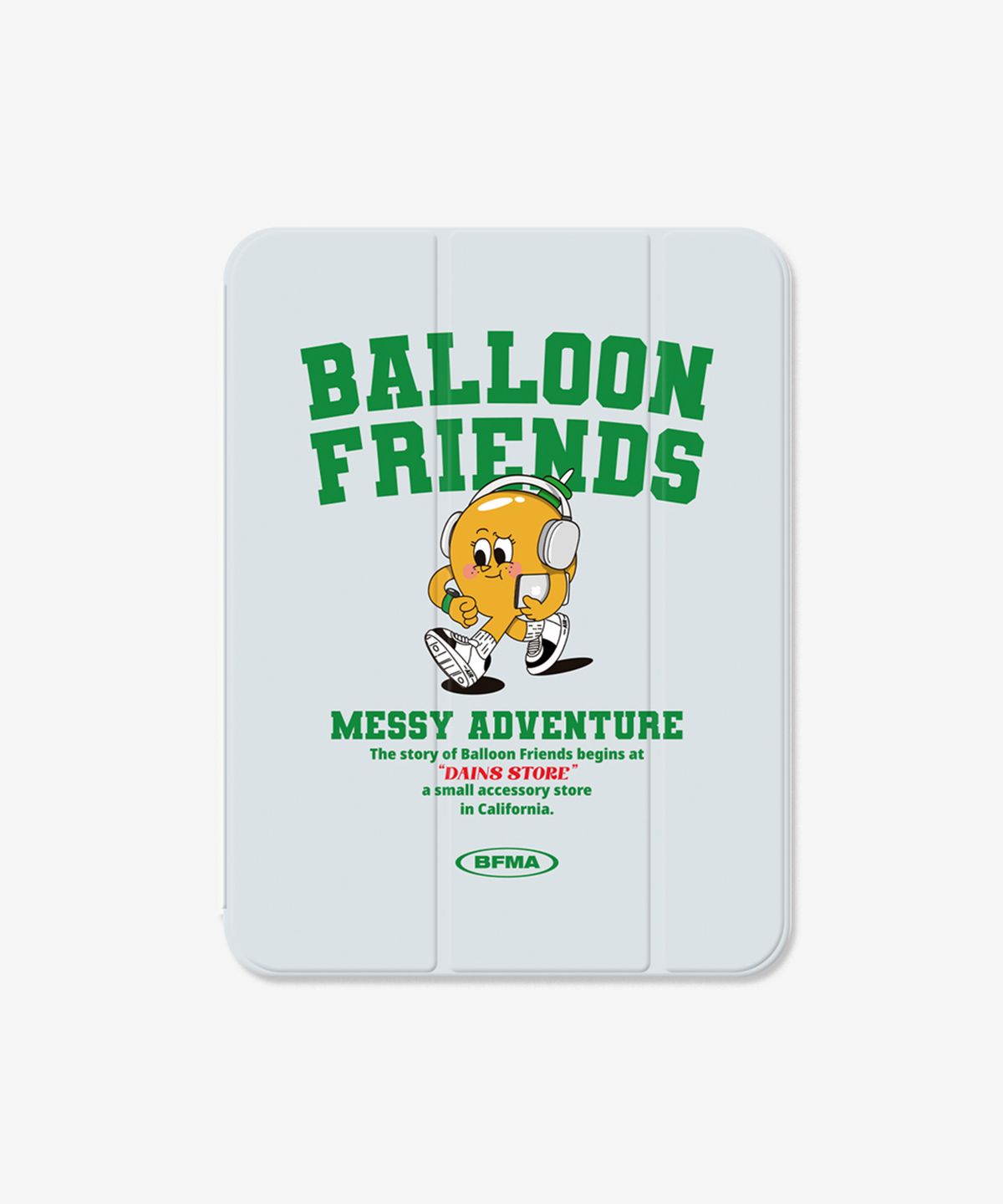 벌룬프렌즈(BALLOON FRIENDS) 헤드셋 렌지 (스카이블루) 3단 커버 분리형 아이패드 케이스