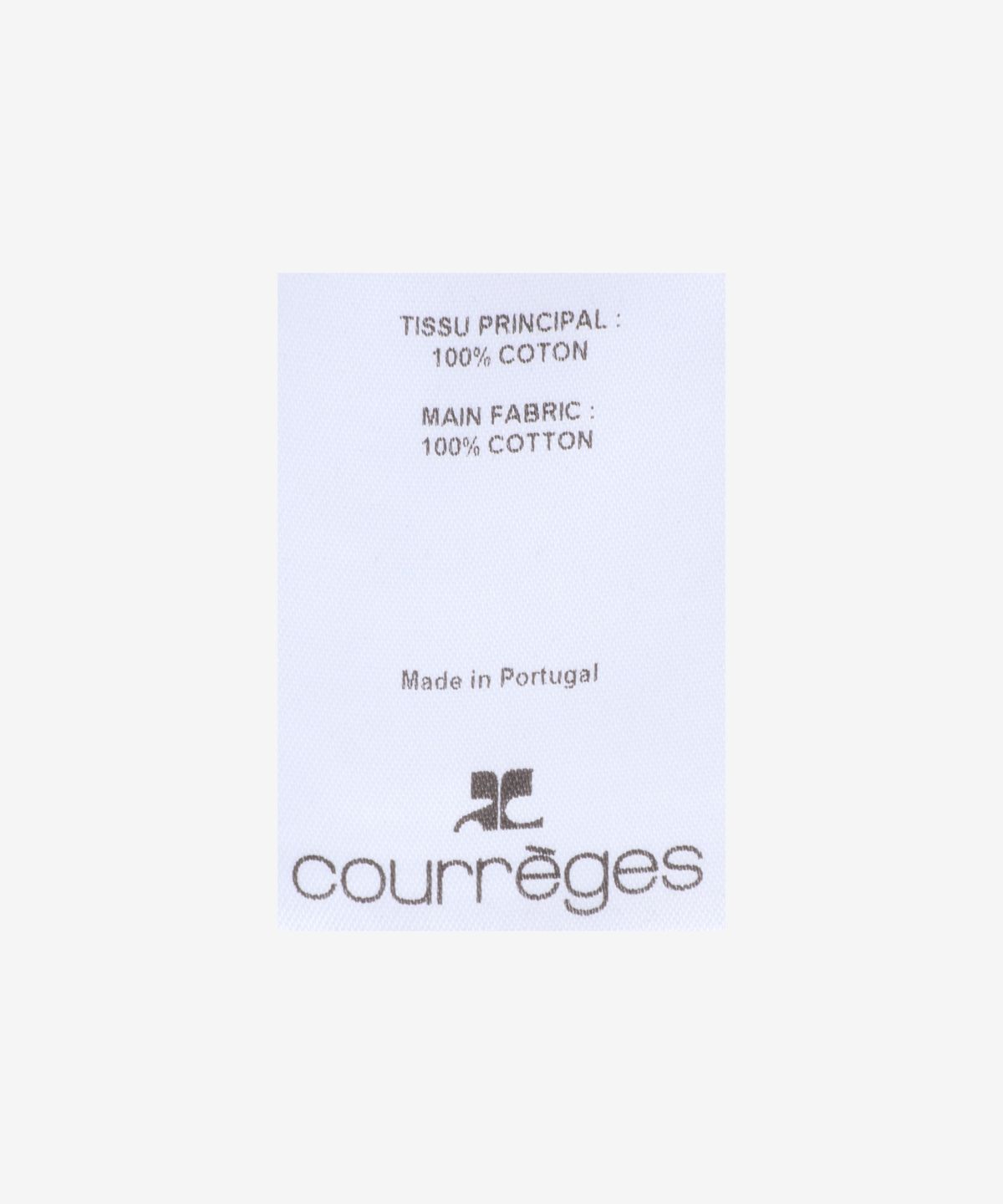꾸레쥬(COURREGES) 트위스티드 민소매 티셔츠 - 블랙 / 125JDE125JS01079999