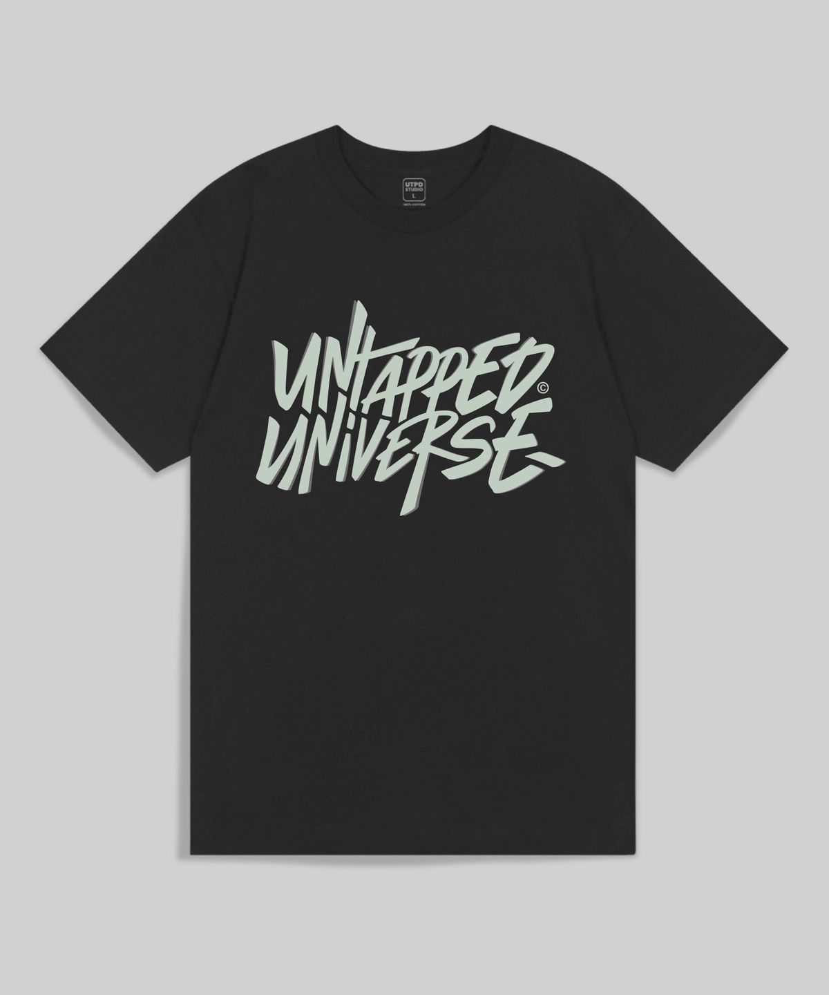 언탭트 스튜디오(UNTAPPED STUDIO) 유니버스 프론트 오버랩 오버핏 반팔 티셔츠 4 COLOR