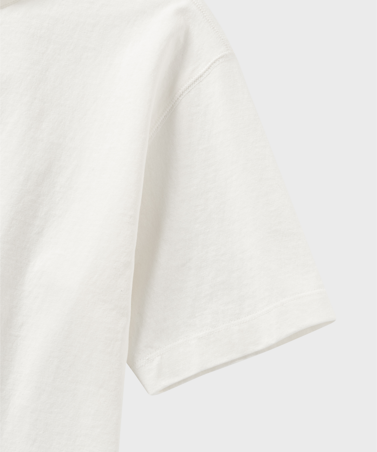 넌블랭크(NONBLANK) 헨리넥 HS 티셔츠_WHITE
