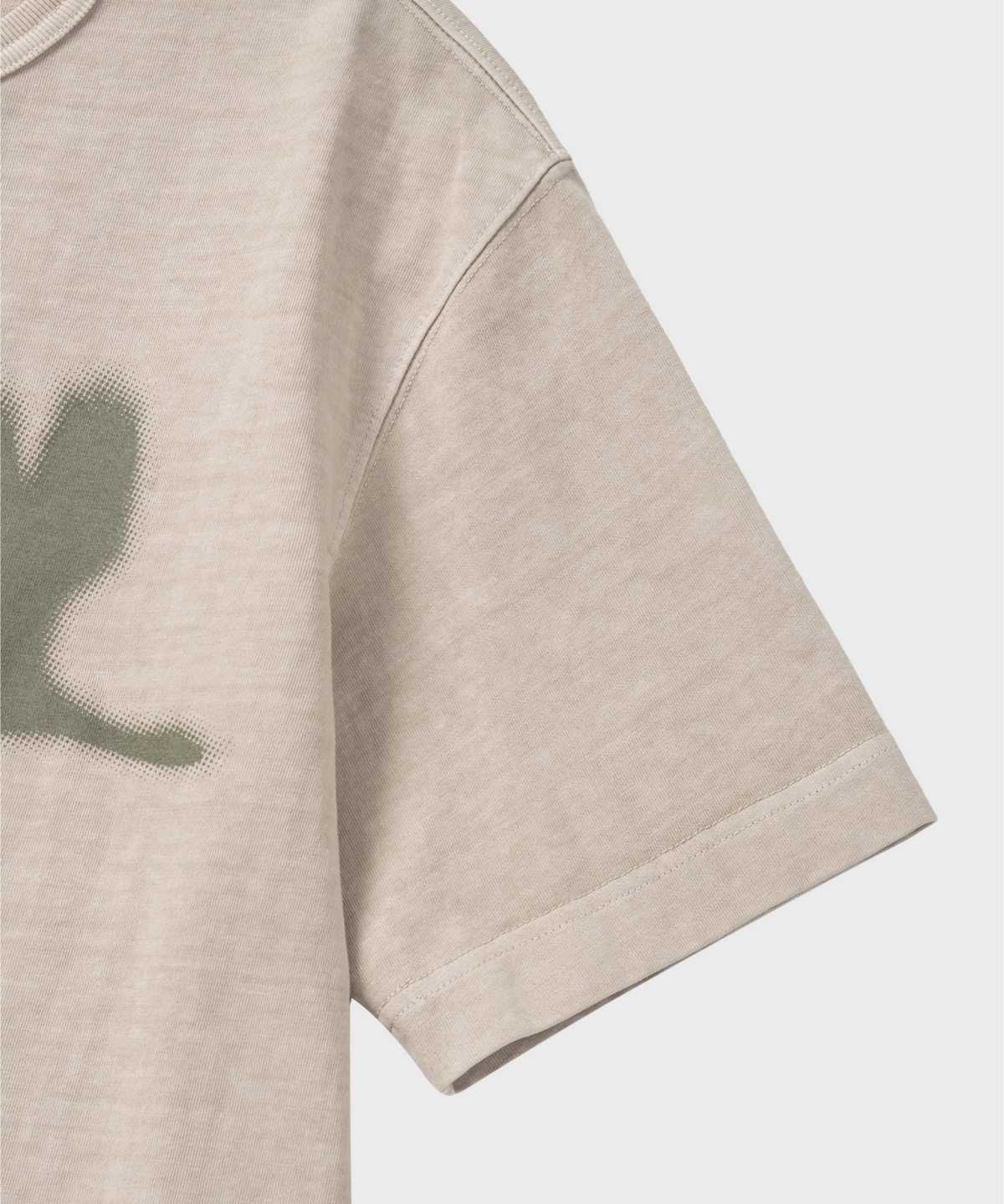 넌블랭크(NONBLANK) PAUSE BIRD HS 티셔츠_BEIGE