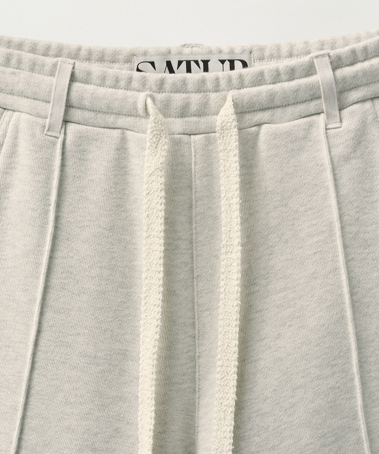 MUSINSA公式 | SATUR Theo Cotton Bermuda Pants Melange Ivory