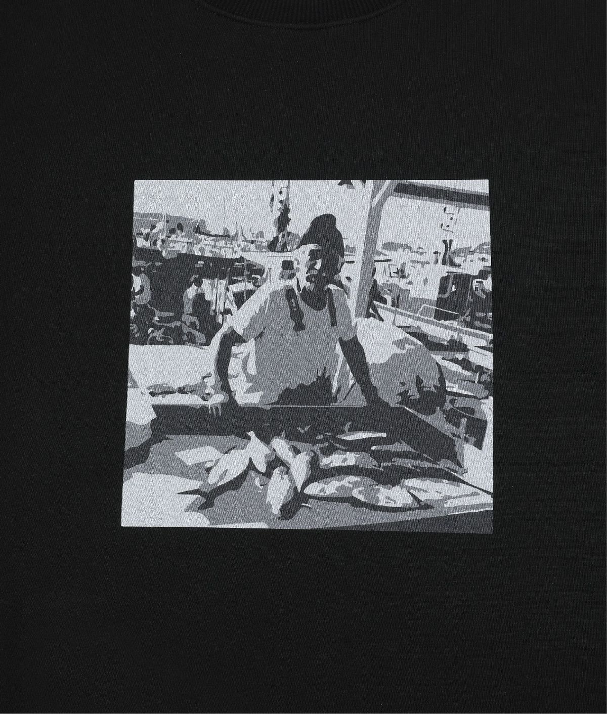 셈퍼리버(SEMPERRIBER) FISHERMAN SWEATSHIRTS (BLACK)