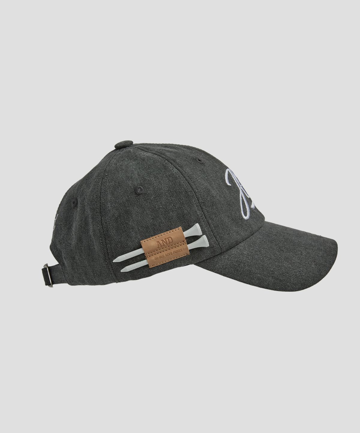 앤드 골프(AND GOLF) Pigment Ball Cap Dark Gray