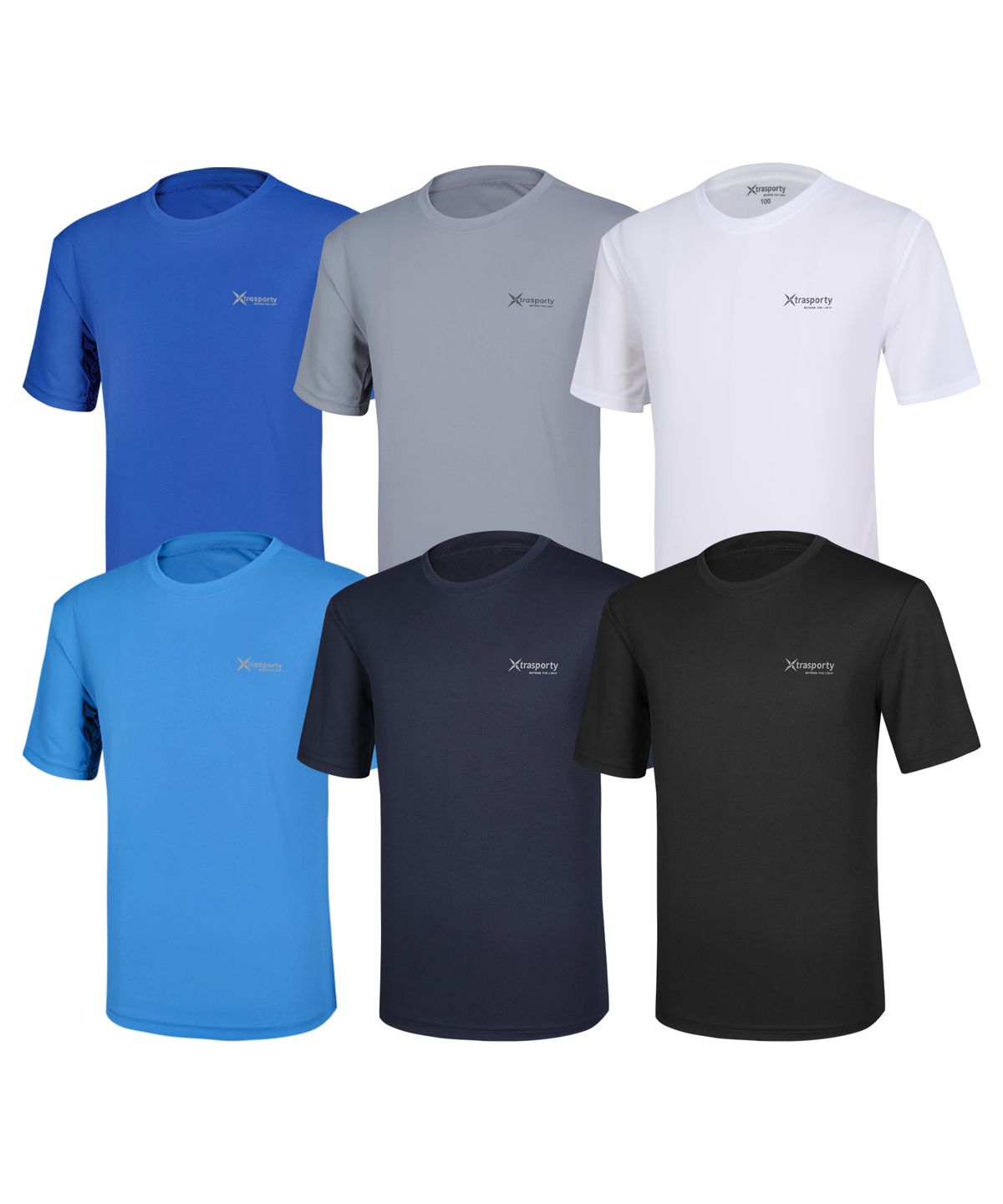 엑스트라스포티(EXTRASPORTY) 청량한 남성 기능성 쿨 반팔 라운드 티셔츠 6 Colors
