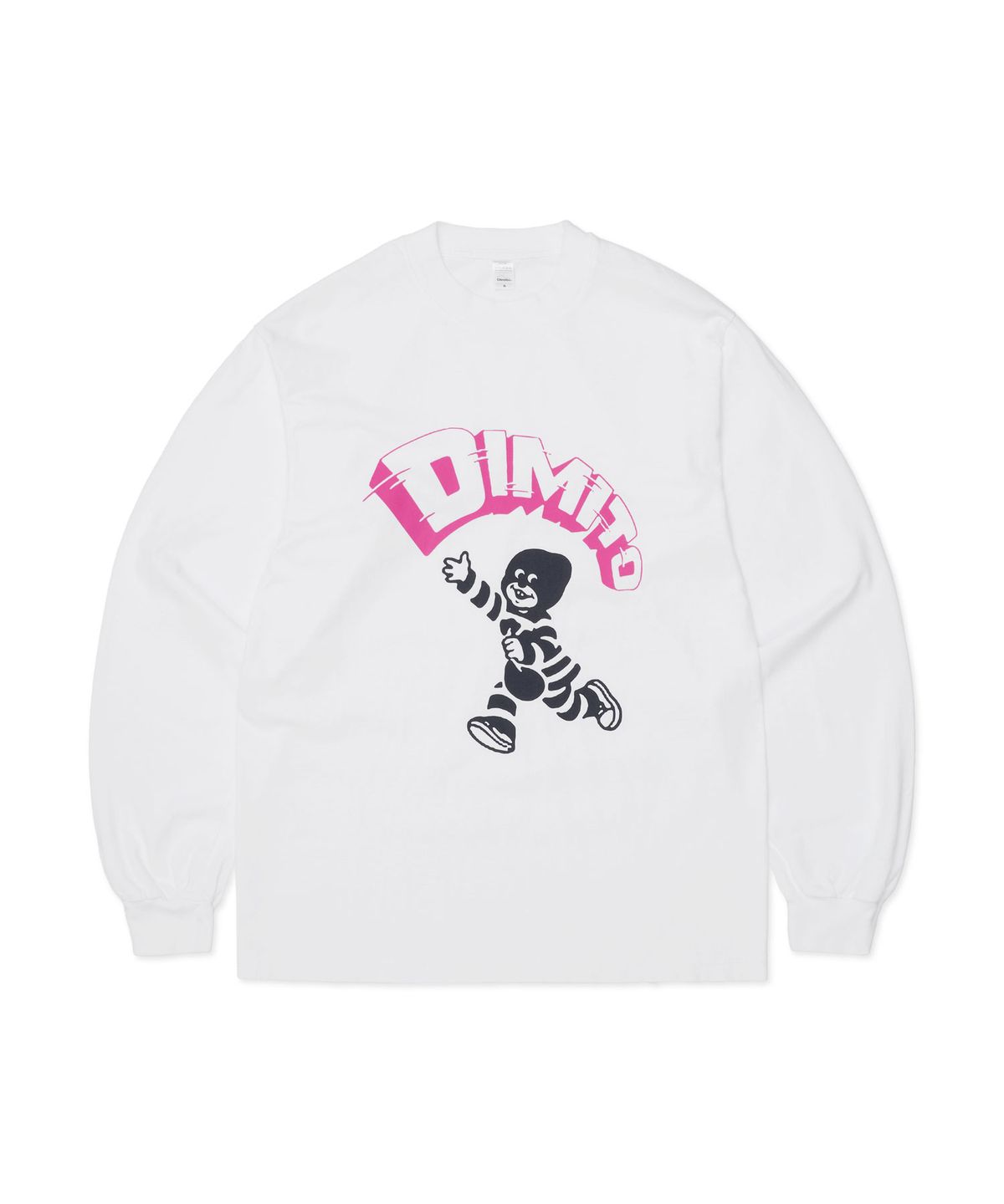 디미토(DIMITO) MASK BOY LSV GD 6.5OZ TEE WHITE