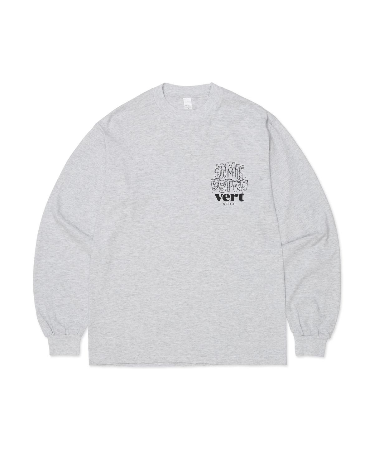디미토(DIMITO) DMT VERT SEOUL LSV GD 6.5OZ TEE ASH