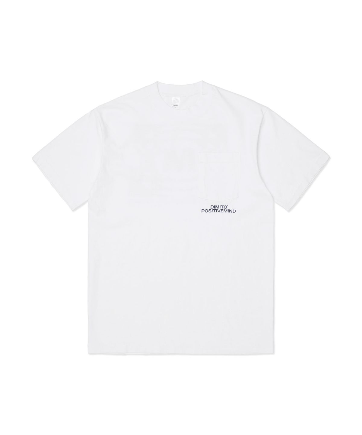 디미토(DIMITO) DMT POCKET SSV GD 6.5OZ TEE WHITE
