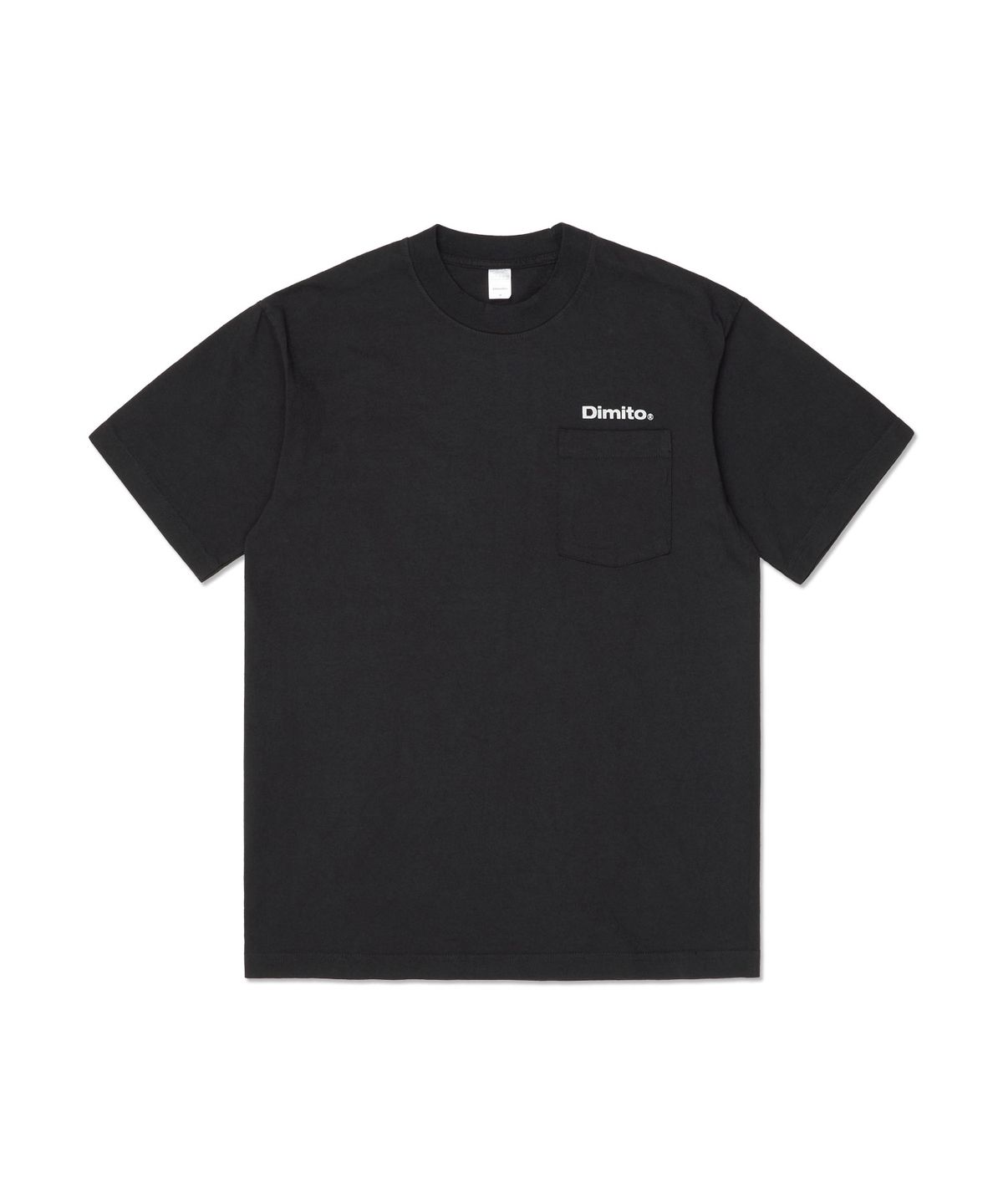 디미토(DIMITO) AUTHENTIC MT POCKET SSV GD 6.5OZ TEE BLACK