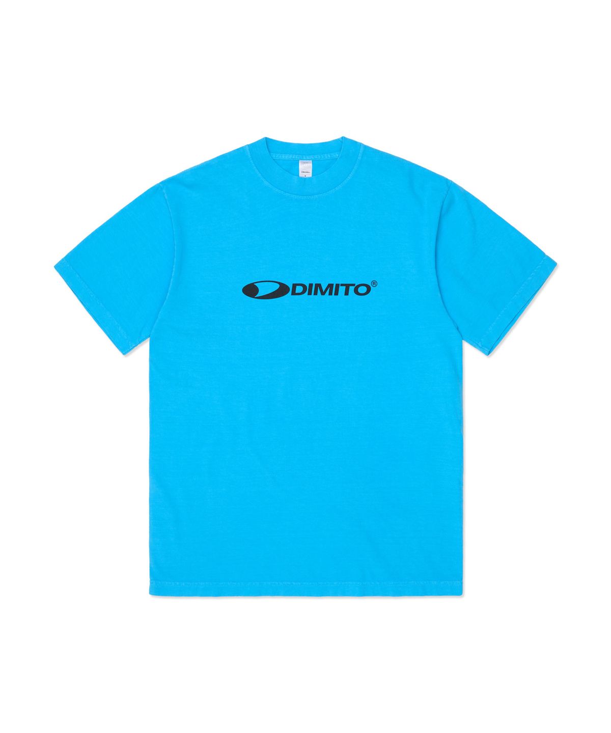 디미토(DIMITO) CIRCLE LOGO SSV GD 6.5OZ TEE NEON BLUE