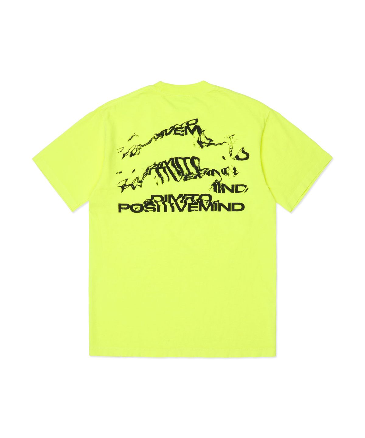 디미토(DIMITO) CIRCLE LOGO SSV GD 6.5OZ TEE NEON YELLOW