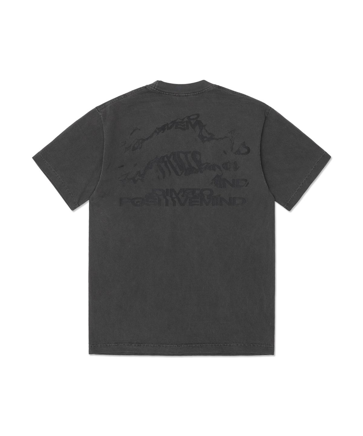 디미토(DIMITO) CIRCLE LOGO SSV GD 6.5OZ TEE VINTAGE BLACK