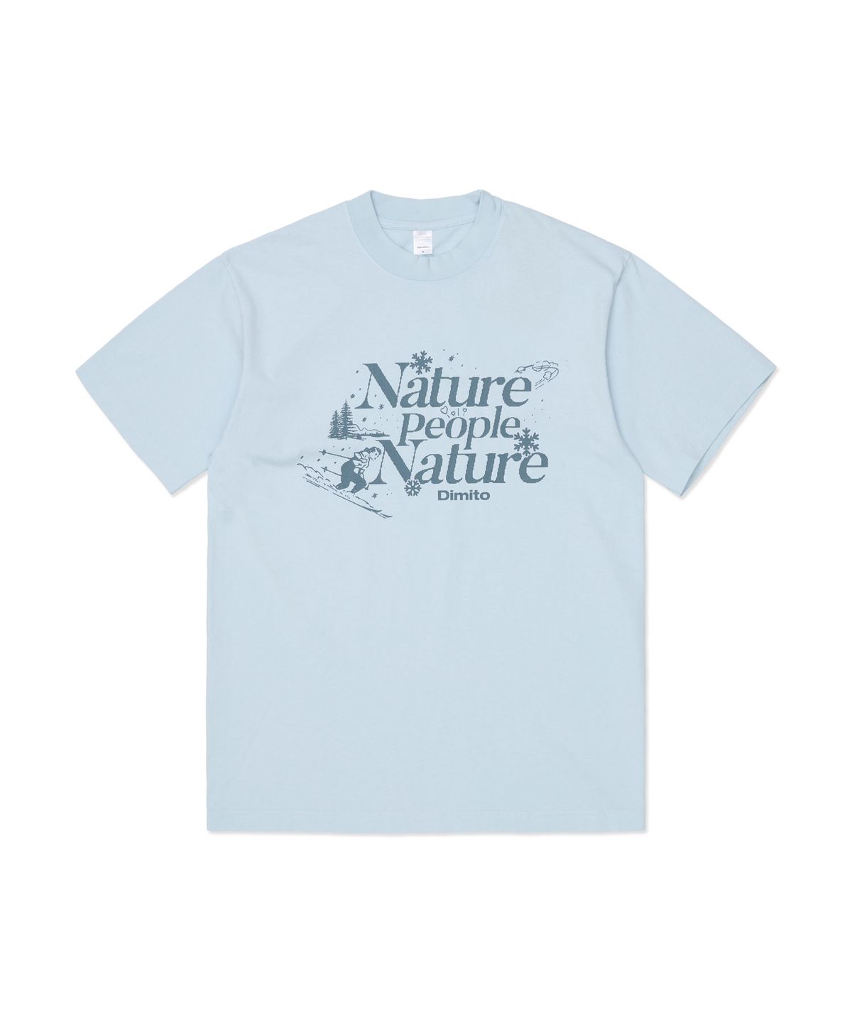 디미토(DIMITO) NPN SSV GD 6.5OZ TEE LIGHT BLUE