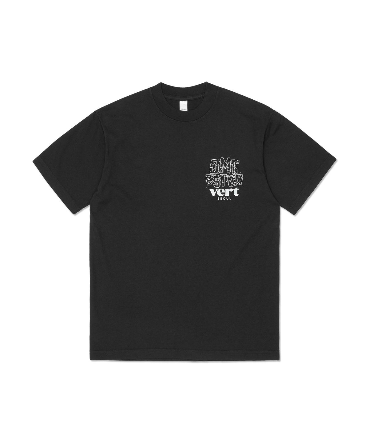 디미토(DIMITO) DMT VERT SEOUL SSV GD 6.5OZ TEE BLACK