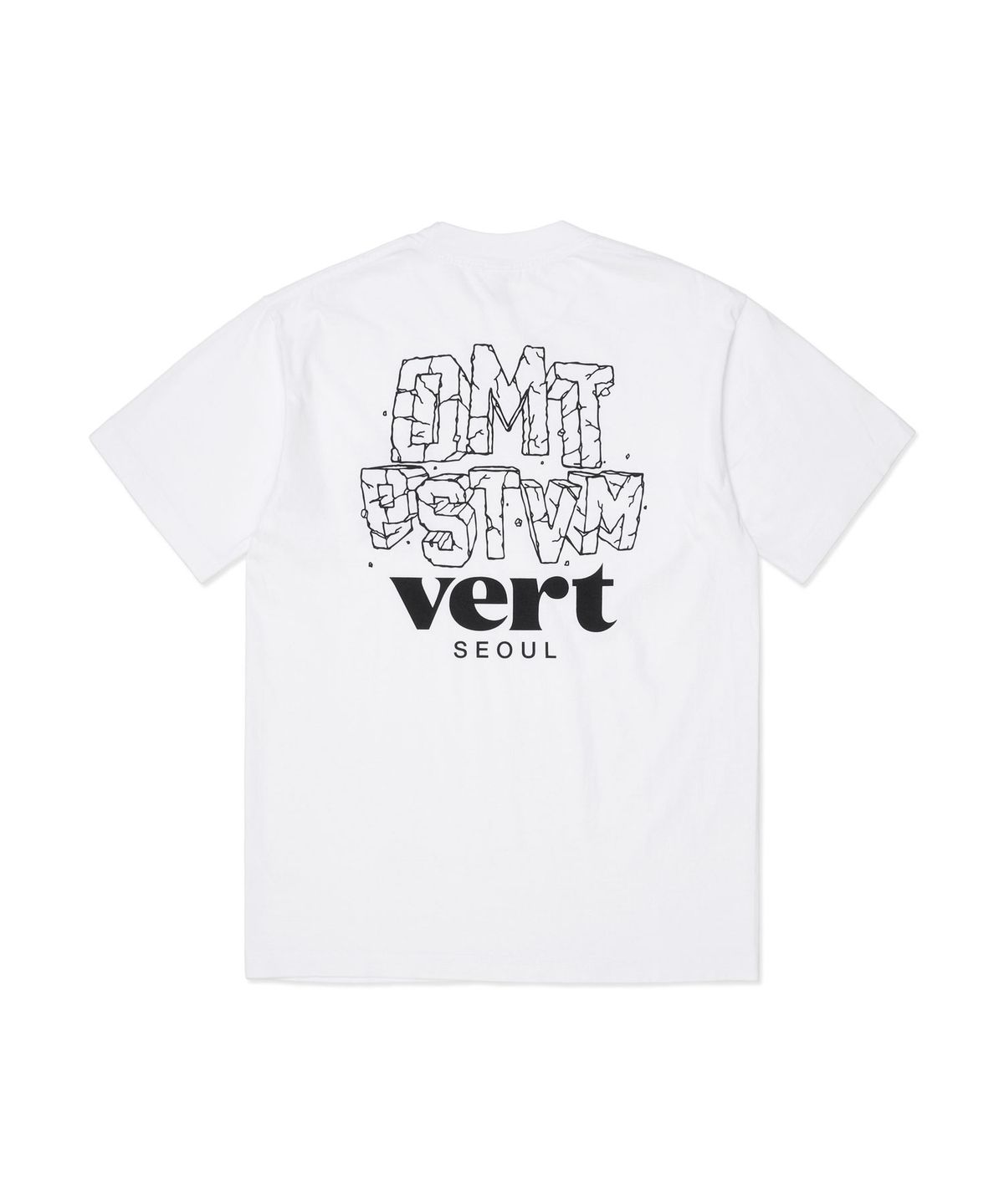 디미토(DIMITO) DMT VERT SEOUL SSV GD 6.5OZ TEE WHITE