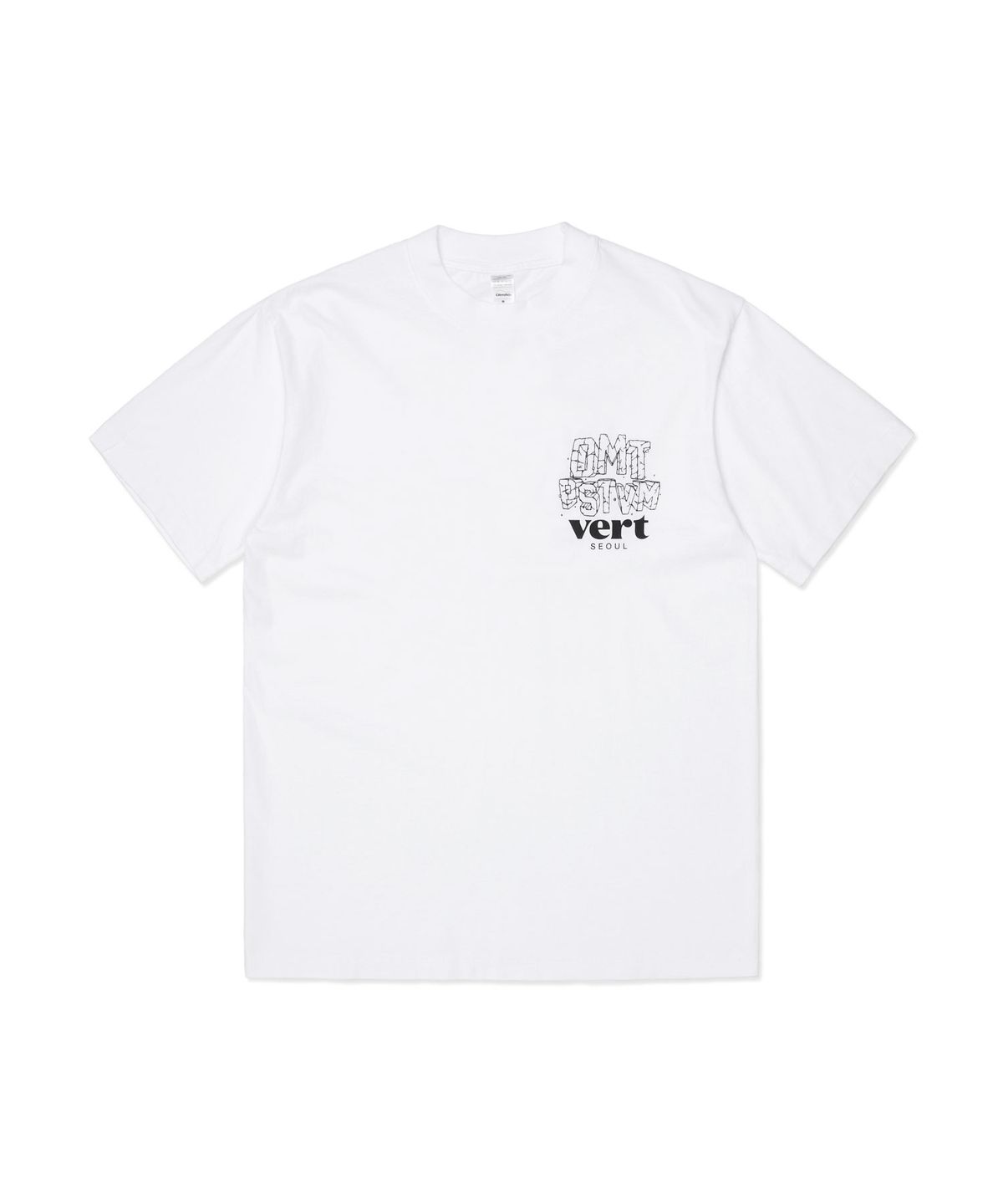 디미토(DIMITO) DMT VERT SEOUL SSV GD 6.5OZ TEE WHITE