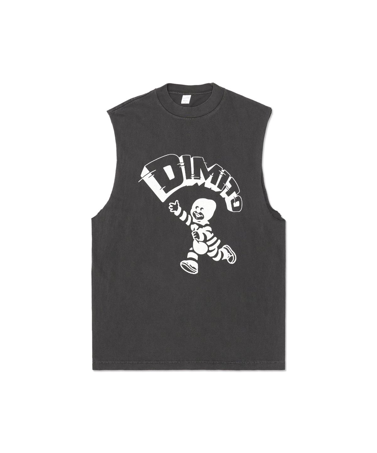 디미토(DIMITO) MASK BOY GD 6.5OZ SLEEVELESS VINTAGE BLACK