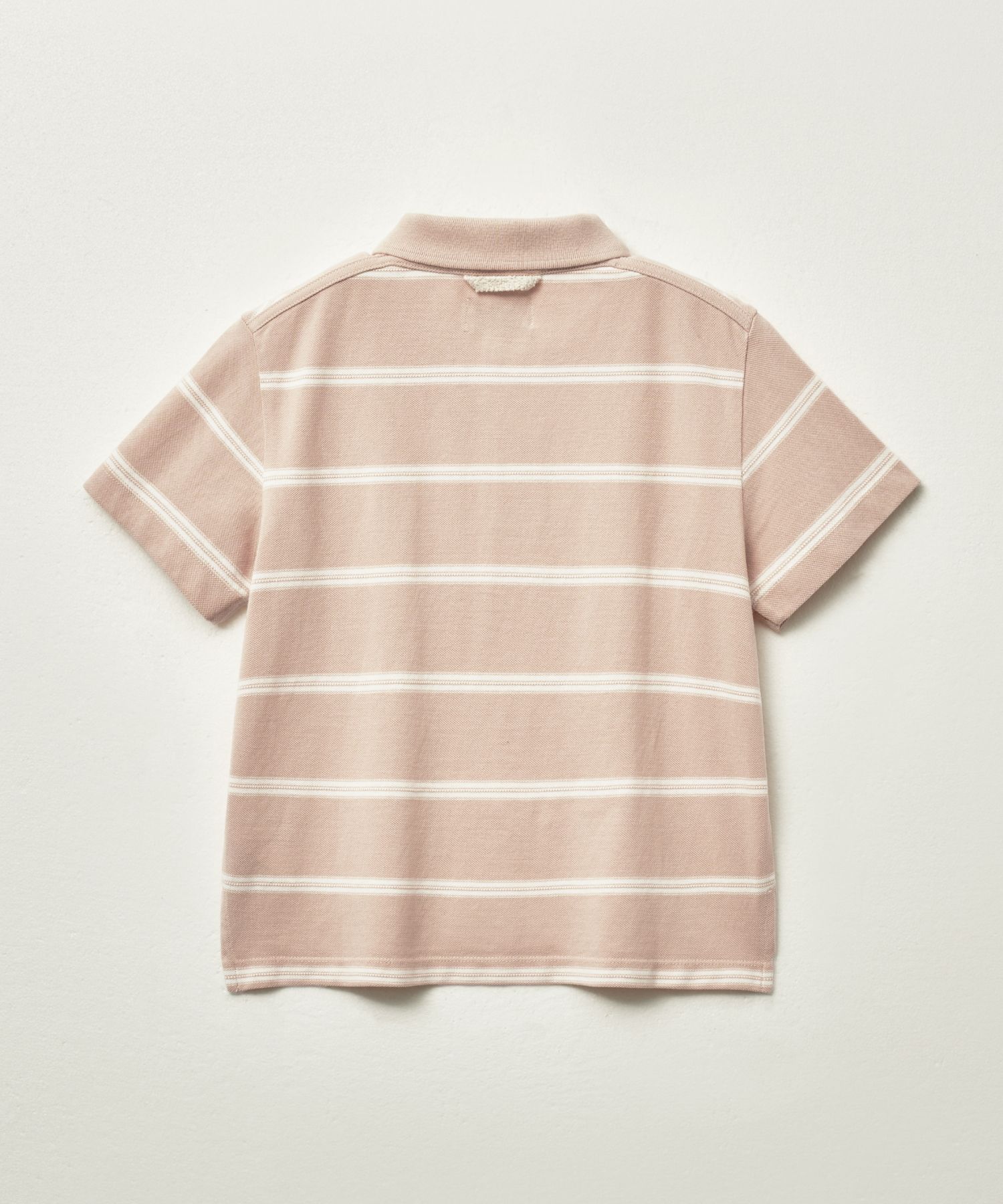 MUSINSA | SATUR (W) Striped Pique Polo Short Sleeve T-Shirt